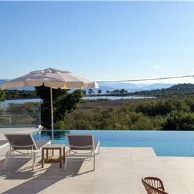 3 bedroom villa with pool & seaview, near Acharavi, sleeps 6